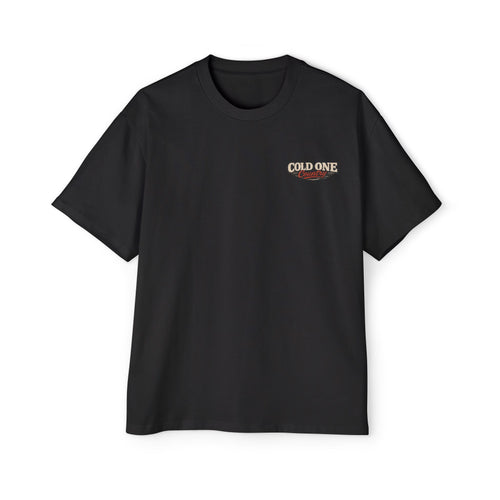 Cold One Country Tee — Men's Vintage Pickup & Beer Graphic T-Shirt