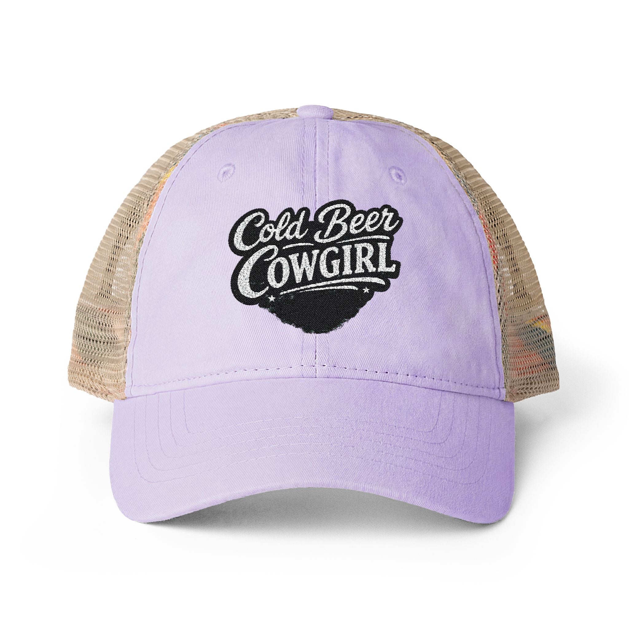 Cold Beer Cowgirl - Trucker Hat