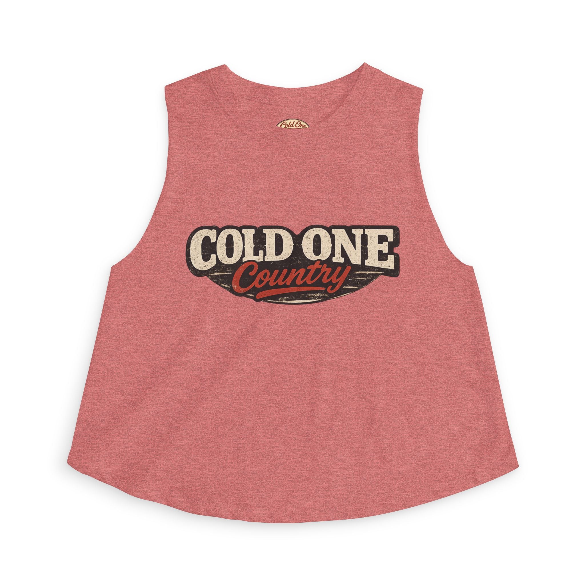 Cold Beer Cowgirl Women's Crop Top – Retro Country Graphic Tank