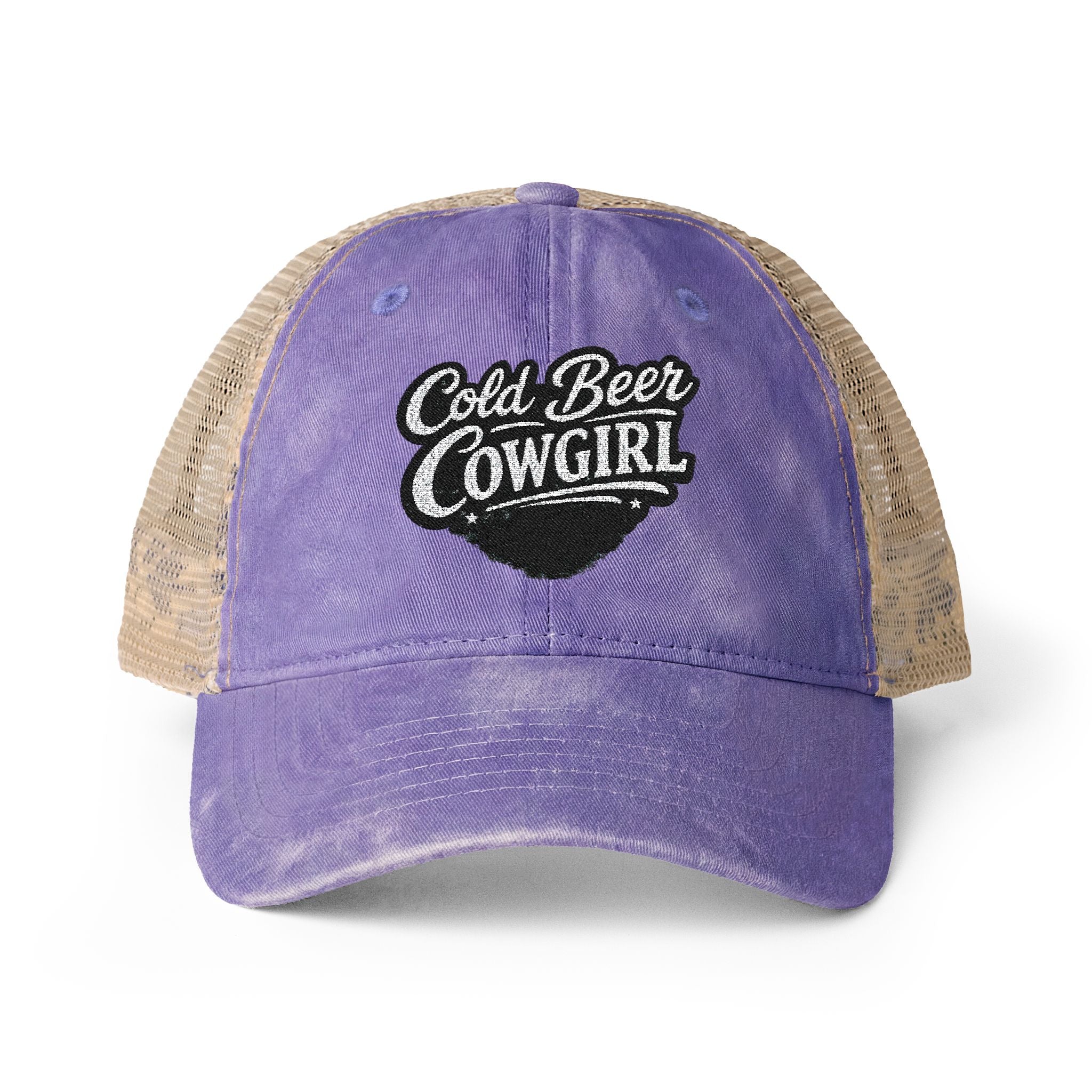 Cold Beer Cowgirl - Trucker Hat