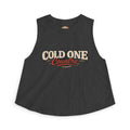 Cold Beer Cowgirl Women's Crop Top – Retro Country Graphic Tank